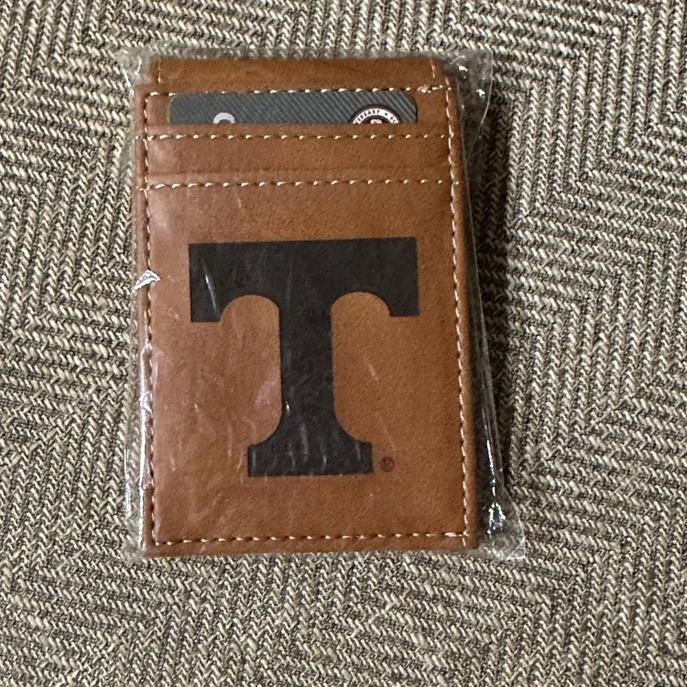 NWT University of TN Volunteers Vols Mens Wallet Folding Credit Card/DL Slot